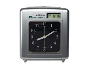 Acroprint Time Recorder 010212000 Model ATR120 Analog-LCD Automatic Time Clock Acroprint Time Recorder 010212000 Model ATR120 Analog-LCD Automatic Time Clock