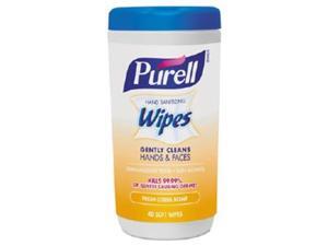 Go-Jo Industries 912206CMR Hand Sanitizing Wipes, Fresh Citrus Scent Go-Jo Industries 912206CMR Hand Sanitizing Wipes, Fresh Citrus Scent