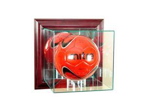 Perfect Cases WMSOC-C Wall Mounted Soccer Display Case, Cherry Perfect Cases WMSOC-C Wall Mounted Soccer Display Case, Cherry