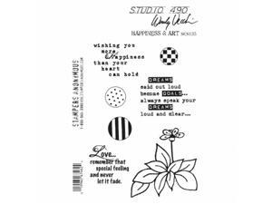 Stampers Anonymous SCS135 Studio 490 Cling Stamps 7 x 8.5 in. - Happness & Art Stampers Anonymous SCS135 Studio 490 Cling Stamps 7 x 8.5 in. - Happness & Art