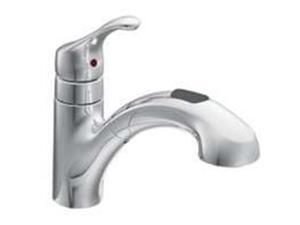 Moen 2575207 Kitchen Faucet Single Pullout Chrome Moen 2575207 Kitchen Faucet Single Pullout Chrome