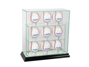 Perfect Cases 9UPBSB-B 9 Upright Baseball Display Case, Black Perfect Cases 9UPBSB-B 9 Upright Baseball Display Case, Black