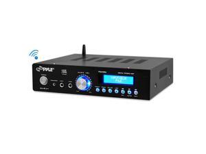 200 Watts Bluetooth Stereo Amplifier w/ AM/FM, USB/SD Flash Drive, Remote and Blue LCD Screen 200 Watts Bluetooth Stereo Amplifier w/ AM/FM, USB/SD Flash Drive, Remote and Blue LCD Screen