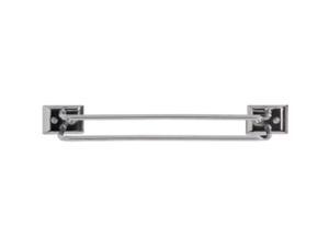 Decko Bath Products 38220 12 In. Chrome Twin Towel Bar Decko Bath Products 38220 12 In. Chrome Twin Towel Bar