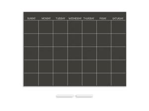 Brewster Home Fashions WP1157 Chalkboard Monthly Dry Erase Calendar Decal - 17.5 in. Brewster Home Fashions WP1157 Chalkboard Monthly Dry Erase Calendar Decal - 17.5 in.
