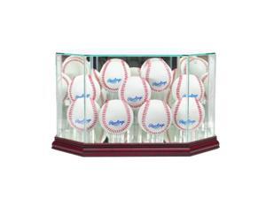 Perfect Cases 9BSB-C Octagon 9 Baseball Display Case, Cherry Perfect Cases 9BSB-C Octagon 9 Baseball Display Case, Cherry