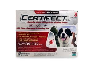 Merial 004CER3-89-132 Certifect For Dogs Merial 004CER3-89-132 Certifect For Dogs