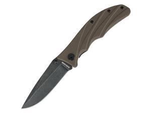 United Cutlery BV200 Black Legion Assist Folder Brown G10 United Cutlery BV200 Black Legion Assist Folder Brown G10