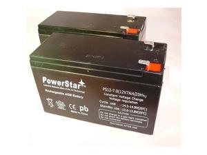 PowerStar PS12-7-2Pack8 2 Pack - Apc Back-Ups Xs 1300Va Lcd Bx1300Lcd Ups Mk Battery Es7-12 T2 PowerStar PS12-7-2Pack8 2 Pack - Apc Back-Ups Xs 1300Va Lcd Bx1300Lcd Ups Mk Battery Es7-12 T2