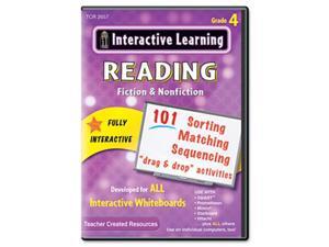 Teacher Created Resources 2657 Interactive Learning Software: Reading Fiction and Nonfiction, Grade 4 Teacher Created Resources 2657 Interactive Learning Software: Reading Fiction and Nonfiction, Grade 4