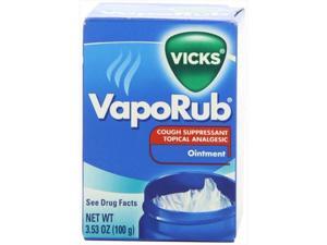 Vicks Cough Suppressant - Topical Analgesic, Ointment - 100 g. Vicks Cough Suppressant - Topical Analgesic, Ointment - 100 g.