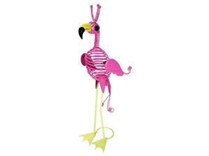 Exhart 30073 12 in. Springee Flamingo Statue Exhart 30073 12 in. Springee Flamingo Statue