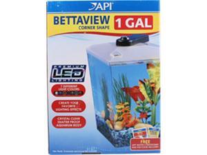 Kollercraft 044090 Bettaview Corner Shaped Aquarium Kit, 1 Gal. Kollercraft 044090 Bettaview Corner Shaped Aquarium Kit, 1 Gal.