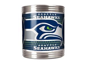 Great American Products 73514 Seattle Seahawks Stainless Steel Can Holder with Metallic Graphics Great American Products 73514 Seattle Seahawks Stainless Steel Can Holder with Metallic Graphics