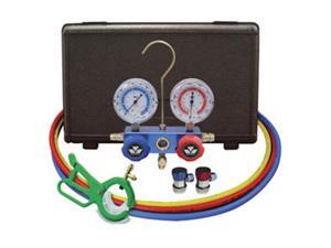 Mastercool 89661PRO Automotive R-134A Manifold Gauge Set With Free 3-In-1Can Tap Valve Mastercool 89661PRO Automotive R-134A Manifold Gauge Set With Free 3-In-1Can Tap Valve