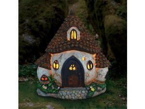 Exhart 30342 11 in. Solar Pinecone Cottage Exhart 30342 11 in. Solar Pinecone Cottage