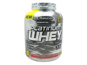 Muscletech 800527 Essential Series 100 Percent Platinum Whey Strawberries And Cream Muscletech 800527 Essential Series 100 Percent Platinum Whey Strawberries And Cream