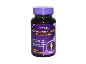 Natrol ECW921452 Cinnamon Biotin Chromium, 1 x 60 Tablets Natrol ECW921452 Cinnamon Biotin Chromium, 1 x 60 Tablets