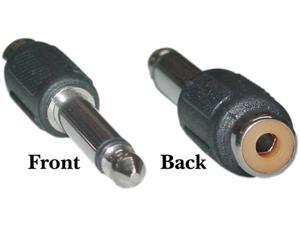 Cable Wholesale Mono to RCA adapter 1/4 inch Mono Male / RCA Female Cable Wholesale Mono to RCA adapter 1/4 inch Mono Male / RCA Female