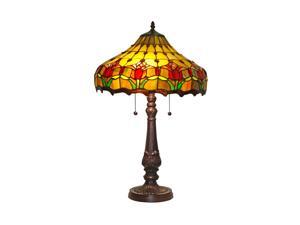 Amora Lighting AM1099TL16 Tulips Design Tiffany Style Table Lamp 24" Tall Amora Lighting AM1099TL16 Tulips Design Tiffany Style Table Lamp 24" Tall
