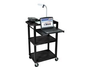 H Wilson WTPS42E-B Tuffy Front Pullout Shelf Carts Black Legs Black H Wilson WTPS42E-B Tuffy Front Pullout Shelf Carts Black Legs Black