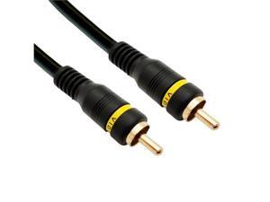 Cable Wholesale Composite Video Cable, RCA Male / RCA Male, High Quality, 25 ft Cable Wholesale Composite Video Cable, RCA Male / RCA Male, High Quality, 25 ft