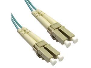 Offex Wholesale LC / LC Multimode Duplex Fiber Optic Cable 10-Gigabit Aqua 50/125 - 5 Meter (16.5ft) Offex Wholesale LC / LC Multimode Duplex Fiber Optic Cable 10-Gigabit Aqua 50/125 - 5 Meter (16.5ft)