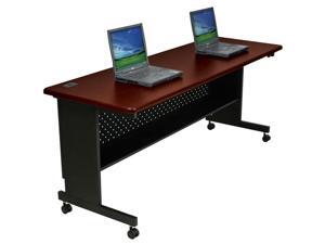 Agility Series Rectangular Table 60w x 24d x 29-1/2h Mahogany/Black Agility Series Rectangular Table 60w x 24d x 29-1/2h Mahogany/Black
