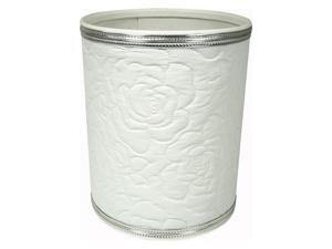 Redmon Waste Basket - R136WHSV-WH-SV Redmon Waste Basket - R136WHSV-WH-SV