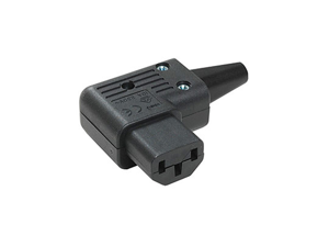 Generic IEC C13 Right Angle Power Cord Connector - Balck Generic IEC C13 Right Angle Power Cord Connector - Balck