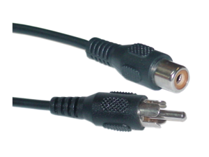 Cable Wholesale RCA Audio / Video Extension Cable 1 RCA Male / 1 RCA Female - 25 ft Cable Wholesale RCA Audio / Video Extension Cable 1 RCA Male / 1 RCA Female - 25 ft