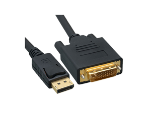 DisplayPort to DVI Video Cable, DisplayPort Male to DVI Male, 3 foot DisplayPort to DVI Video Cable, DisplayPort Male to DVI Male, 3 foot
