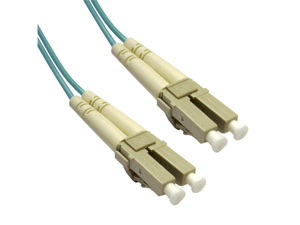 Offex Fiber Optic Cable, LC / LC, Multimode, Duplex, 10-Gigabit Aqua, 50 / 125, 10 meter (33 foot) Offex Fiber Optic Cable, LC / LC, Multimode, Duplex, 10-Gigabit Aqua, 50 / 125, 10 meter (33 foot)