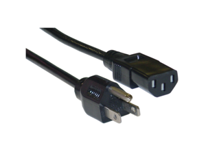 Offex Computer / Monitor Power Cord, Black, NEMA 5-15P to C13, 10 Amp, UL / CSA rated, 10 foot Offex Computer / Monitor Power Cord, Black, NEMA 5-15P to C13, 10 Amp, UL / CSA rated, 10 foot
