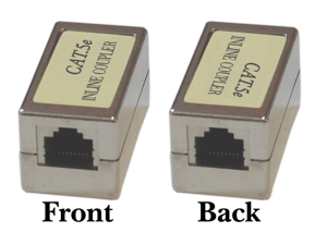 Cable Wholesale Shielded Cat 5e Inline Coupler, Silver, STP, RJ45 Female Cable Wholesale Shielded Cat 5e Inline Coupler, Silver, STP, RJ45 Female