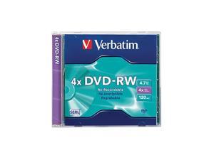 Verbatim Verbatim DVD-RW, 4.7gb In Jewel Case Verbatim Verbatim DVD-RW, 4.7gb In Jewel Case