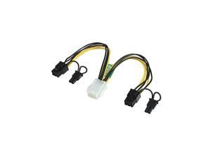 Generic PCI-e 6-pin To Dual 8-pin Extension Pwr Converter Generic PCI-e 6-pin To Dual 8-pin Extension Pwr Converter
