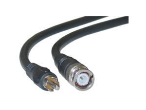 RG59U Coaxial BNC to RCA Video Cable Black BNC Male to RCA Male 75 Ohm 6 foot RG59U Coaxial BNC to RCA Video Cable Black BNC Male to RCA Male 75 Ohm 6 foot