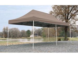 ShelterLogic 10x20 ST Pop-up Canopy, Desert Bronze Cover, Black Roller Bag ShelterLogic 10x20 ST Pop-up Canopy, Desert Bronze Cover, Black Roller Bag