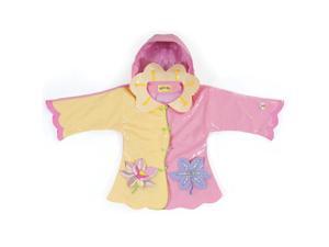 Kidorable Kids Children Outwear Yellow/Pink Lotus PU Coats Size 2T Kidorable Kids Children Outwear Yellow/Pink Lotus PU Coats Size 2T