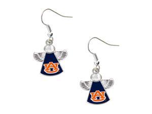 NCAA Auburn Tigers Crystal Angel Wing Dangle logo Earring Set NCAA Auburn Tigers Crystal Angel Wing Dangle logo Earring Set