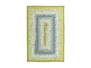 Home Spice Décor Cotton Braided Rugs Rectangle Seascape 2'x3' Home Spice Décor Cotton Braided Rugs Rectangle Seascape 2'x3'