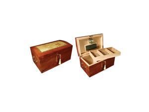 Prestige Import group 150 Count High Gloss Lacquer Humidor with Arched Top Prestige Import group 150 Count High Gloss Lacquer Humidor with Arched Top