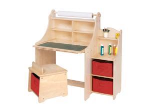 Guidecraft Kids Indoor Playschool Artist Activity Desk Guidecraft Kids Indoor Playschool Artist Activity Desk