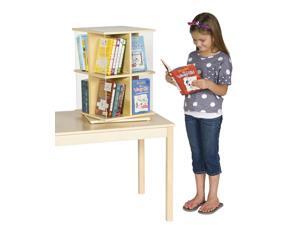 Guidecraft Kids Indoor Playschool Rotating Book Display 2 Tier Guidecraft Kids Indoor Playschool Rotating Book Display 2 Tier