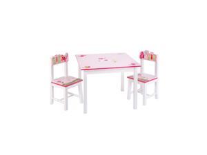 Guidecraft Kids Indoor Playschool Butterfly Buddies Table & Chairs Set Guidecraft Kids Indoor Playschool Butterfly Buddies Table & Chairs Set