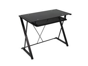 Studio Designs Artesia Desk Black/Black Glass Studio Designs Artesia Desk Black/Black Glass