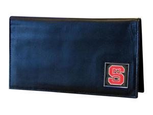 NCAA N. Carolina St. Wolfpack Deluxe Leather Checkbook Cover NCAA N. Carolina St. Wolfpack Deluxe Leather Checkbook Cover