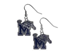 NCAA Memphis Tigers Chrome Dangle Earrings NCAA Memphis Tigers Chrome Dangle Earrings