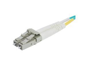 10 Gigabit Aqua OM4 Fiber Optic Cable, LC / LC, Multimode, Duplex, 50/125, 3 meter (10 foot) 10 Gigabit Aqua OM4 Fiber Optic Cable, LC / LC, Multimode, Duplex, 50/125, 3 meter (10 foot)
